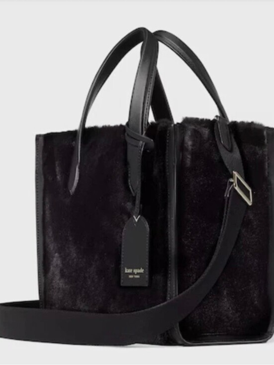 kate spade Handbags - Kate Spade Manhattan Faux Fur Tote Bag